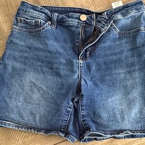 Blue Denim Shorts